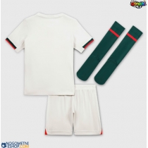 Otroški Nogometni dresi Chelsea Gostujoči 2025-26 Kratek Rokav (+ Kratke hlače)